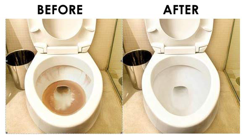 METHODS TO REMOVE HARD WATER STAINS FROM TOILETS